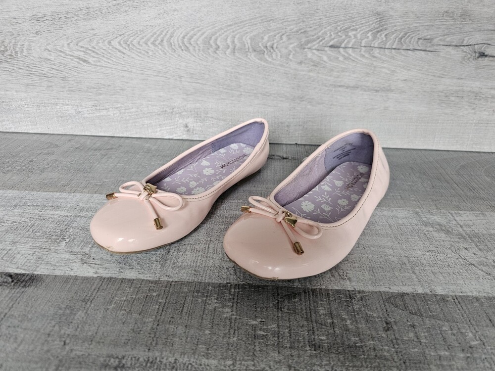 Nordstrom Shoes Girls 1 M Light Pink Ballet Flats Slip On Dress Shoes